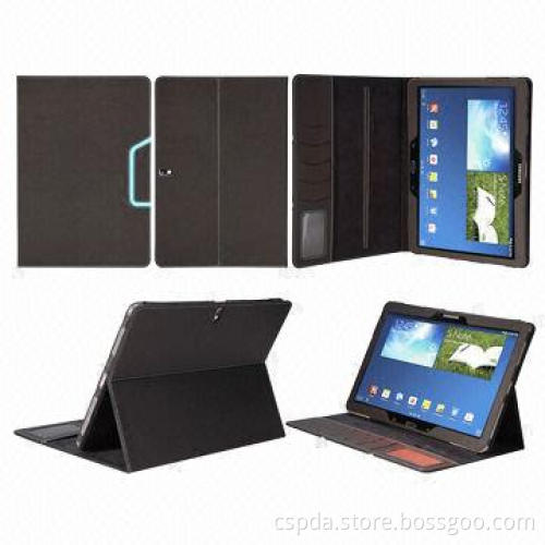 Book Folio Slim PU Case for Samsung Galaxy Note Pro 12.2 with Name Card Slots
